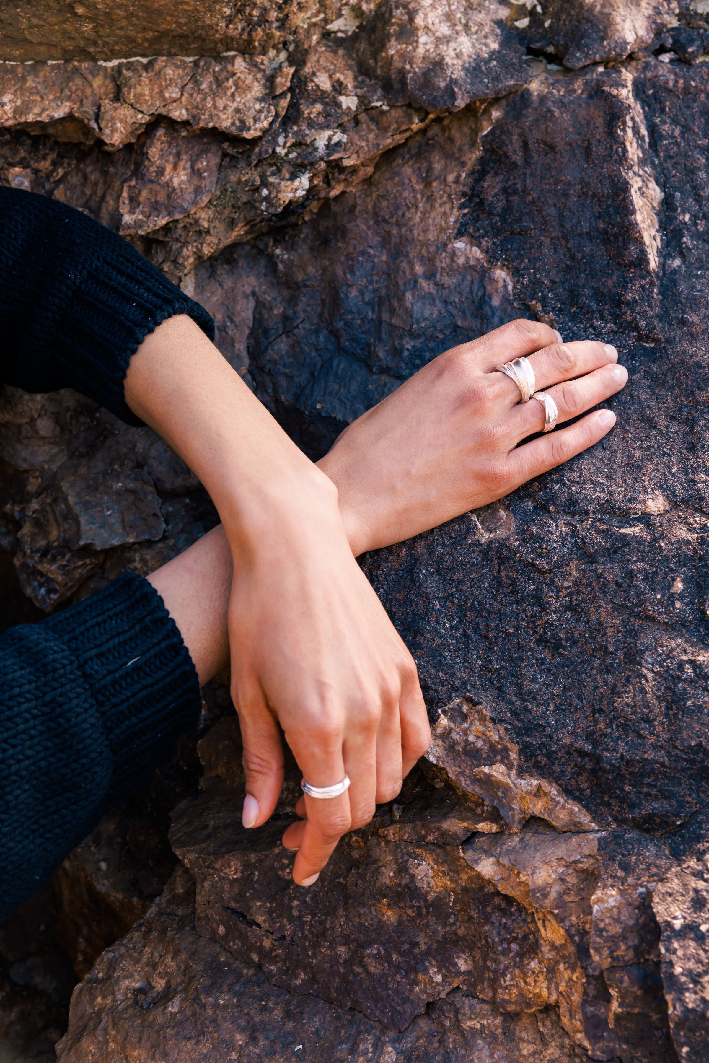 RA HA Rings — Sculptural Sterling Silver Rings