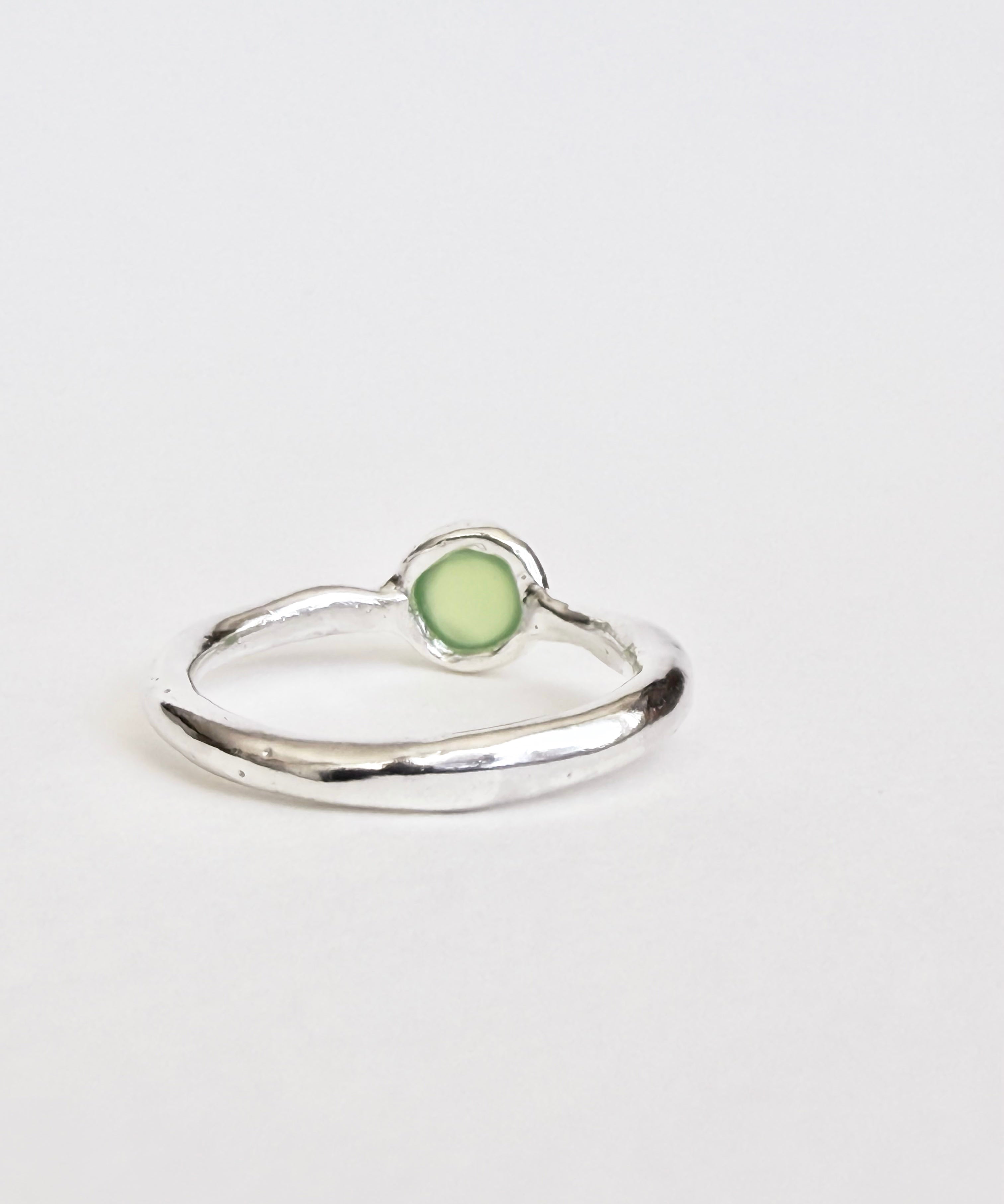 Chrysoprase Ring, Size 6