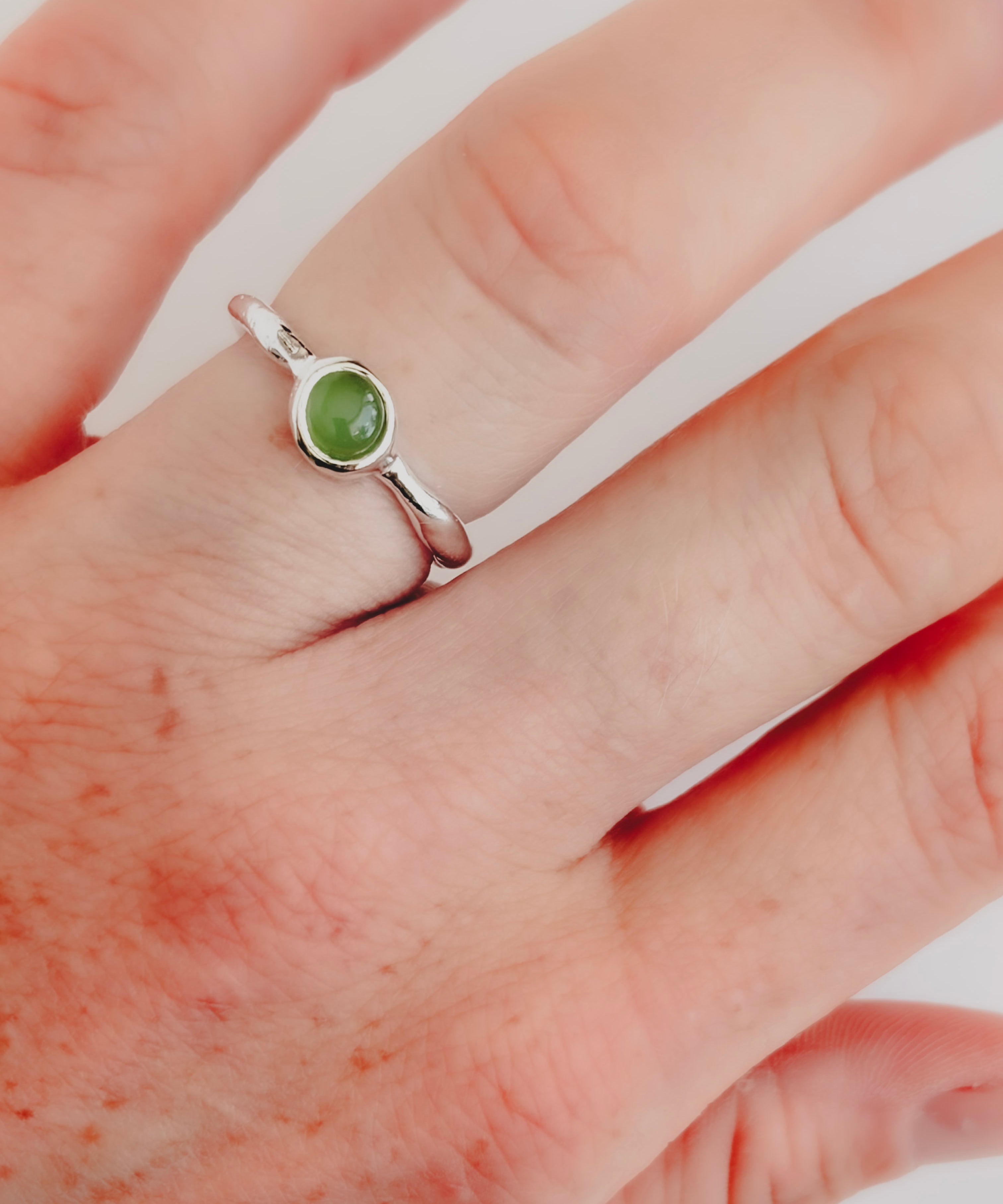 Chrysoprase Ring, Size 6