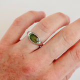 Green Garnet Ring, Size 7