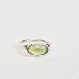 Green Garnet Ring, Size 7