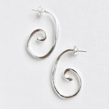 Large Spiral Earrings