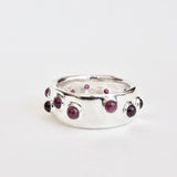 Rhodolite Garnet Ring, Size 7.75