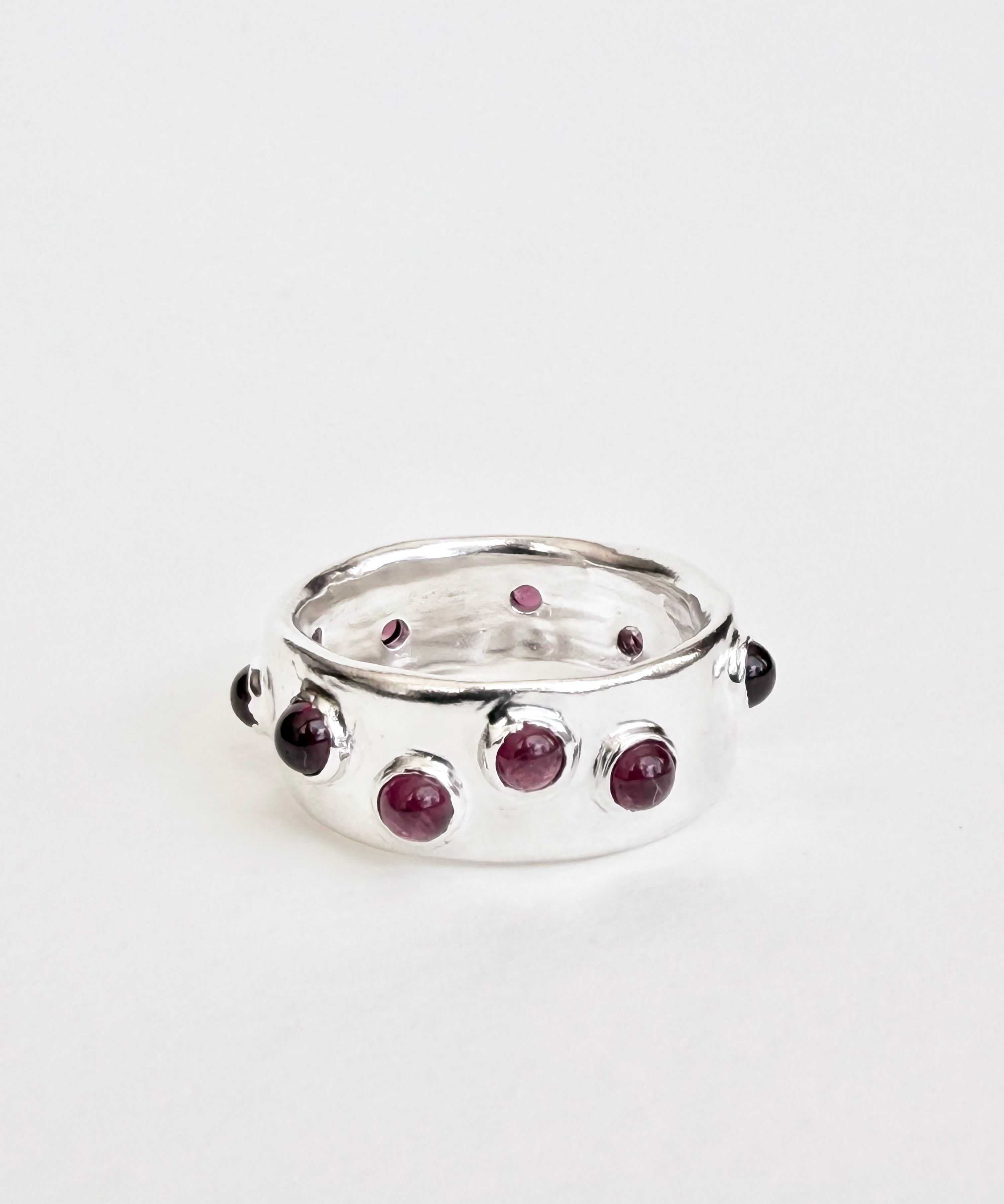 Rhodolite Garnet Ring, Size 7.75