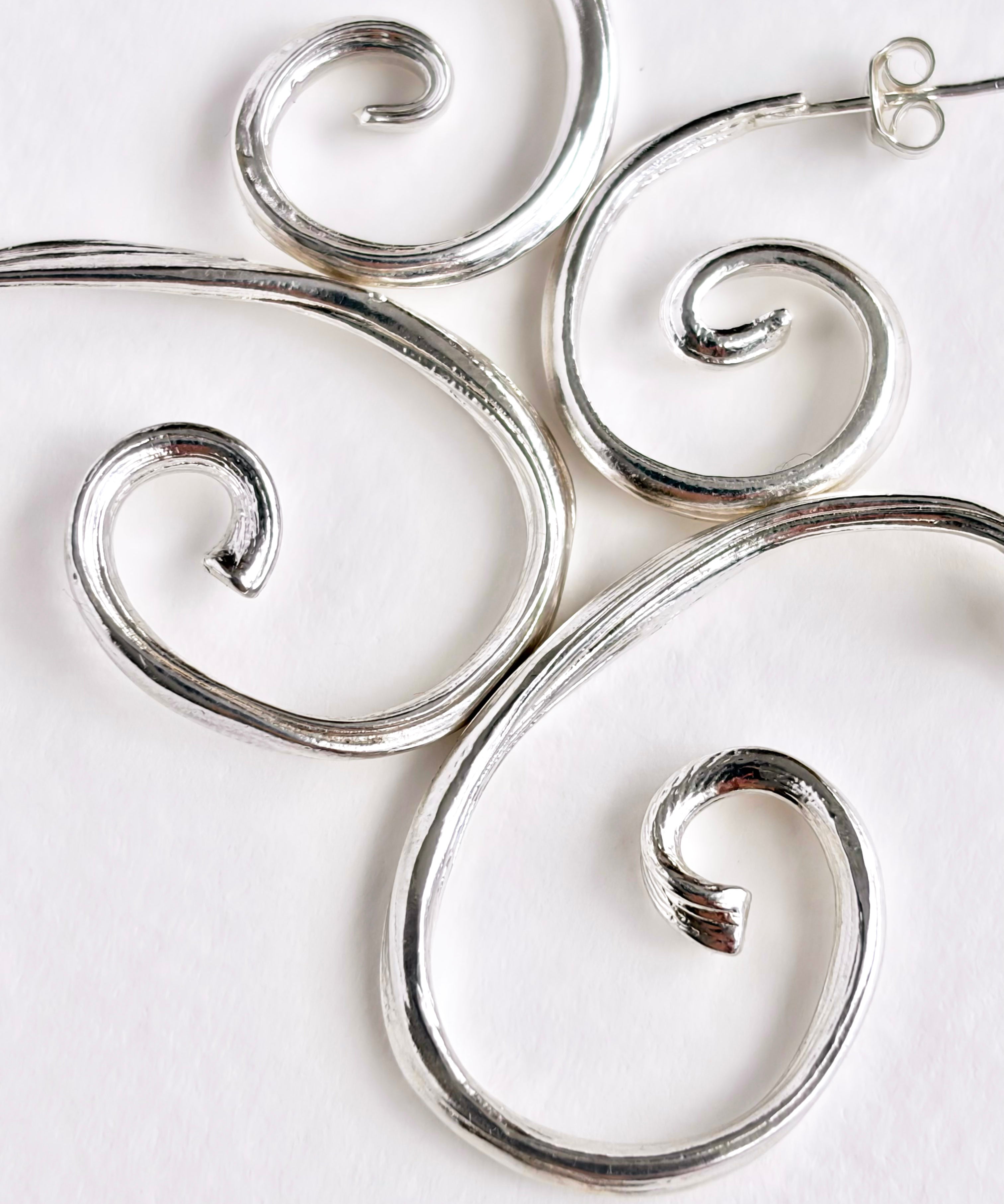 Small Spiral Earrings