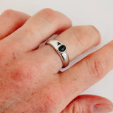 Wide Tourmaline Ring, Size 8